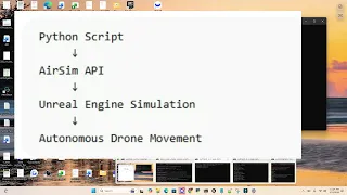 Air Sim Drone Simulation using Python