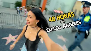 TIVEMOS QUE CORRER DA POLÍCIA EM LOS ANGELES !! 48 HORAS COMIGO | Luluca