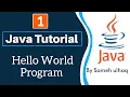 Hello World Program In Java First Program Sameh UlHaq