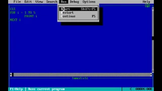 QBASIC Tutorial LOOP FOR and WHILE