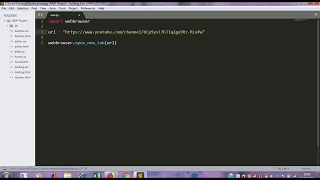 Open URL directly on webbrowser in Python