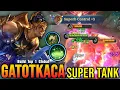 NONSTOP WAR!! Super Tank Gatotkaca MVP Plays!! - Build Top 1 Global Gatotkaca ~ MLBB