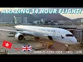 Cathay Pacific 14 Hour A350-1000 Economy Class Flight Review Hong Kong HKG to London LHR