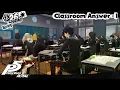 Persona 5 Royal All Classroom Answer Part - 1