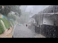 Download Lagu Super Heavy Rain doesn't stop in my village, suitable for insomnia, sleeping with the sound of rain