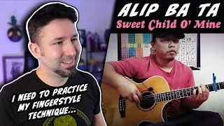 Download Guitarist/Songwriter REACTS To Alip Ba Ta's Sweet Child O' Mine Cover (First Time Listen/Reaction) MP3