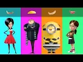 Wrong Mouth Minion Gru Margo Scarlett Overkill Finger Family Song Learn Colors For Kidsp2p2