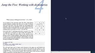 Tiny Python Projects Ch 4 Pt 1 Jump The Five intro