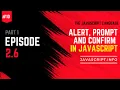 Alert prompt and confirm in Javascript Javascript info Chapter 1 2 6