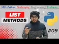 List Methods in Problem Solving 100 Python challenging programming problems in Marathi