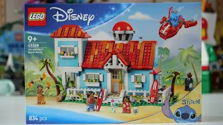 LEGO Disney 43268 Lilo and Stitch Beach House Speed Build