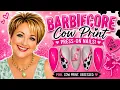 Pretty in Moo Barbiecore Cow Print Press-On Nails