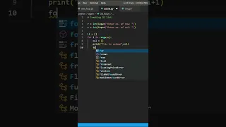 Creating 2D list using Loop in Python