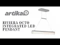 Artika Essence Bar Integrated LED Chrome Pendant
