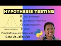Statistical Analysis Hypothesis Testing with Python Implementation