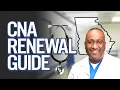 Renew Your CNA Certification in Georgia A Step by Step Guide