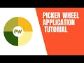 How to use Picker Wheel app