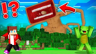 Download JJ and Mikey SAVED the VILLAGE From a Giant SIREN HEAD in Minecraft - Maizen MP3