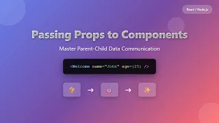 React Props Master Passing Data to Components Beginner-Friendly