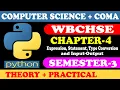 Python Class 12 WBCHSE Computer Application Computer Science Expressions statement 2025