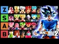 Ranking ALL 100 Xenoverse 2 Characters w DLC Tier List