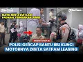 Lagu Motor Disita Matel di Depok, Polisi Gercap Langsung Bantu Emak-emak