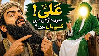 MERI DARHI MAIN KITNE BAAL HAIN ?HAZRAT ALI SE AJEEB SAWAAL |Hazrat Ali A.s Ka Waqia in Urdu/Hindi