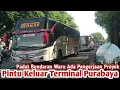 Pintu Keluar Terminal Purabaya Bungurasih Padat Ada Pengerjaan Proyek Bundaran Waru