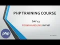 Day13 Form Handling in PHP