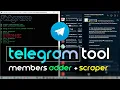 Telegram Members Adder How to add real Telegram members from a different group python Scraper