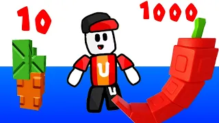 Вырасти сад из 10 100 1000 блоков в Build A Boat Roblox 