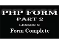 php tutorial PHP FORM in hindi Part 2 Form complete
