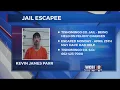 An inmate has escaped from the Tishomingo County Jail