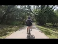 Biking in San Antonio Salado Creek Trail DJI Osmo Action 4