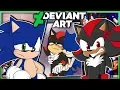 Sonic Shadow Visit DEVIANTART - SONIC KISSING SHADOW