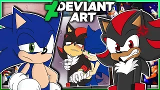 Sonic Shadow Visit DEVIANTART - SONIC KISSING SHADOW
