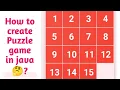 Puzzle game in java with source code and output