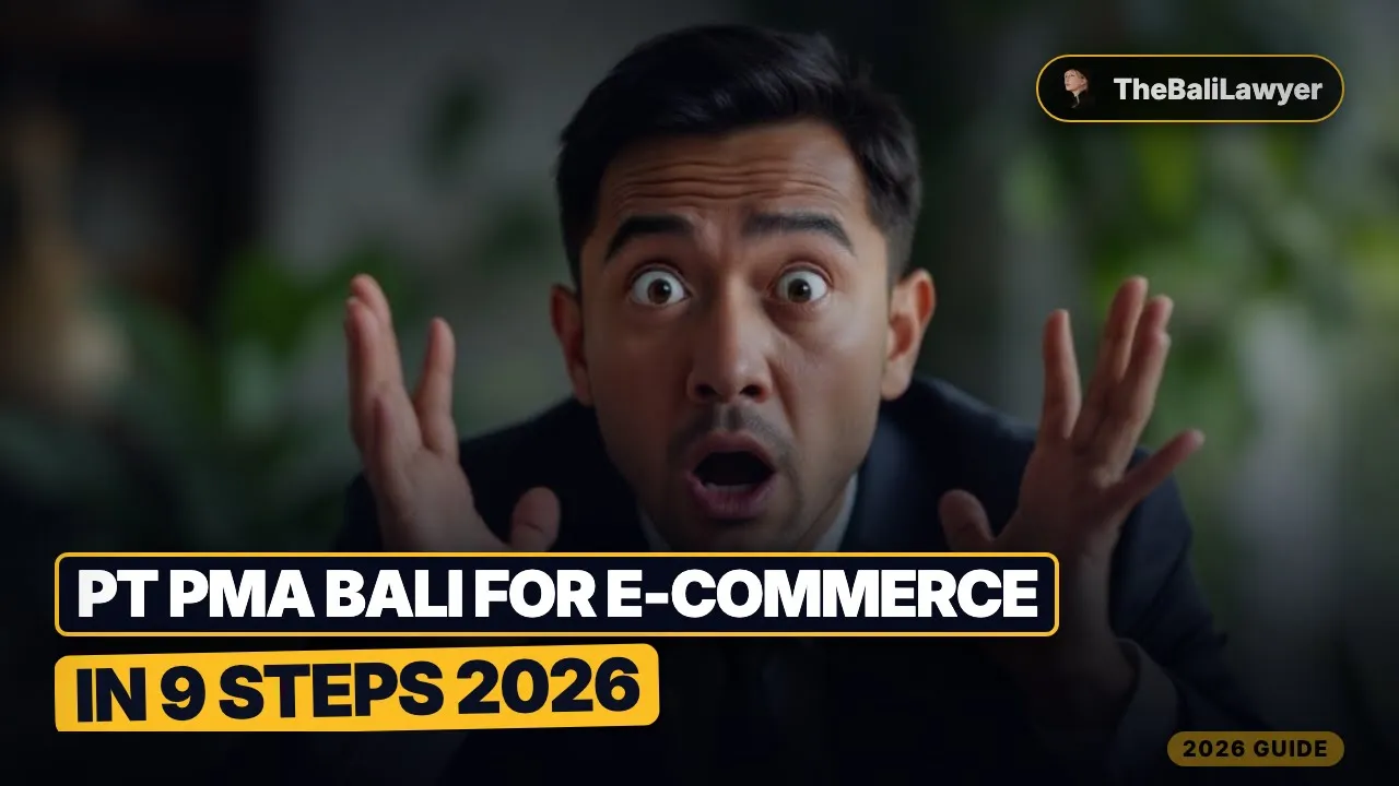 Can You Use a PT PMA in Bali for E-Commerce Business? (2026 Rules)