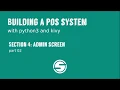 POS System Part 4 Admin Dashboard Part 2
