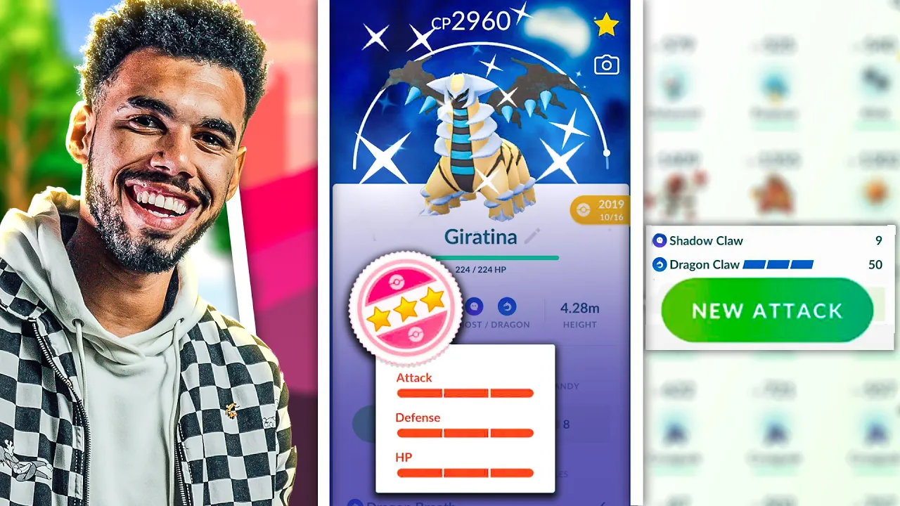 LIBEREI O MEU SEGUNDO ATAQUE DO GIRATINA 100% POKEMON GO CRIS