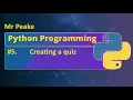 KS3 Computing Lesson 5 - Python