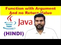 function with argument and no return value in java java with parameter no return function