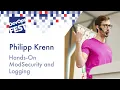 Philipp Krenn Hands-On ModSecurity and Logging DevOps Fest 2019
