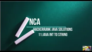 11 Java Int to String Hackerrank java solutions