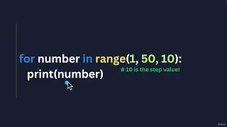 6 Range Function 6 Beginner Python Programming Loops and Range Python Professional Course