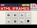 DIY CODE NOTES HTML IFRAMES JULSTUB