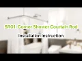 How to Install Your Corner Shower Curtain Rod Easily