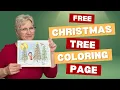 A Christmas Tree Coloring Page Free Printable Welcome to Nana s