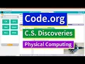 Arrays and For Loops Lesson 12 11 Tutorial with Answers Code org CS Discoveries Physical Computing