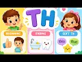 TH Words for Kids Beginning TH Ending TH Soft TH Sounds Phonics Lesson Happy Phonics TV